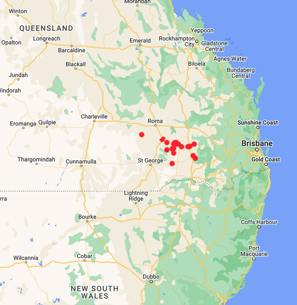 collecting locality map for 'Lester, N.C.'