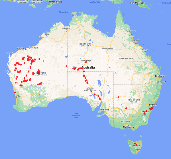 collecting locality map for Miller, J.