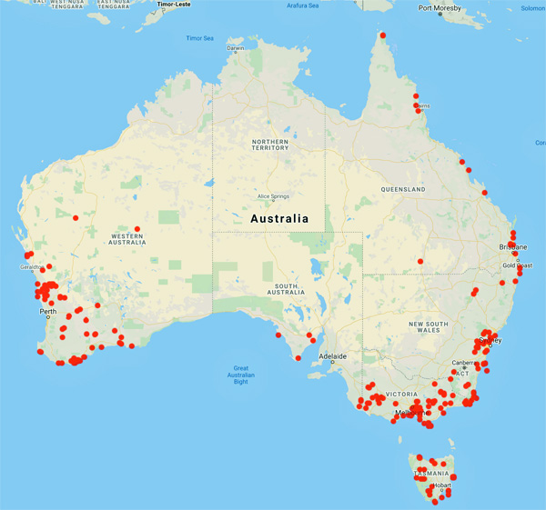 collecting locality map for 'Salkin, A.'