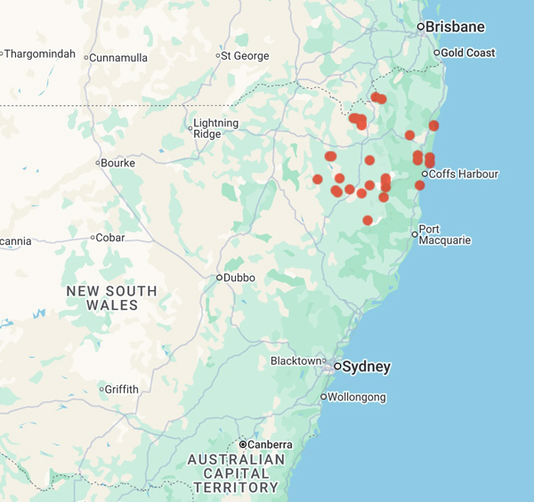 collecting locality map for 'XXXX'