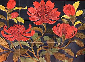 waratah faience tiles